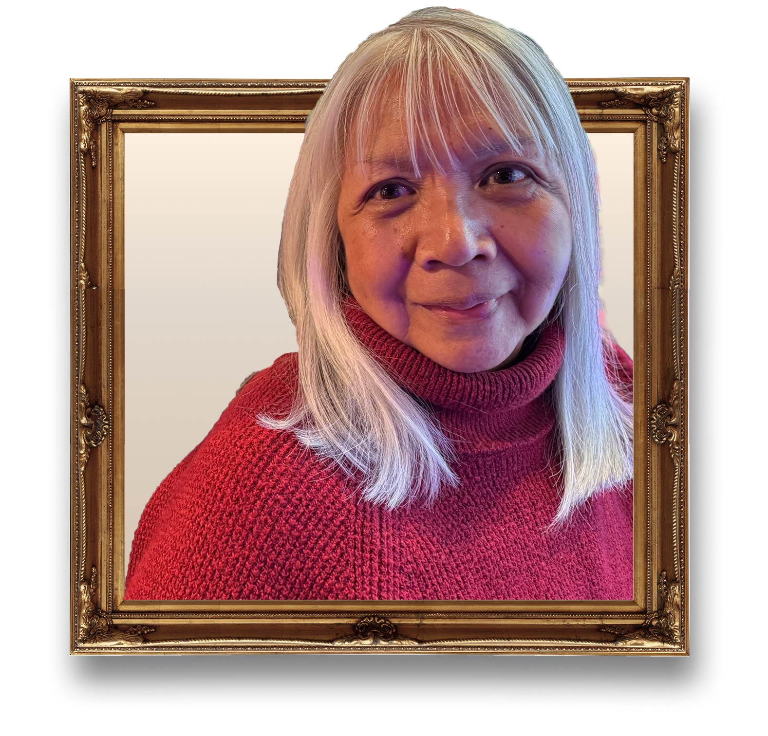 Gina Corpuz framed portrait.