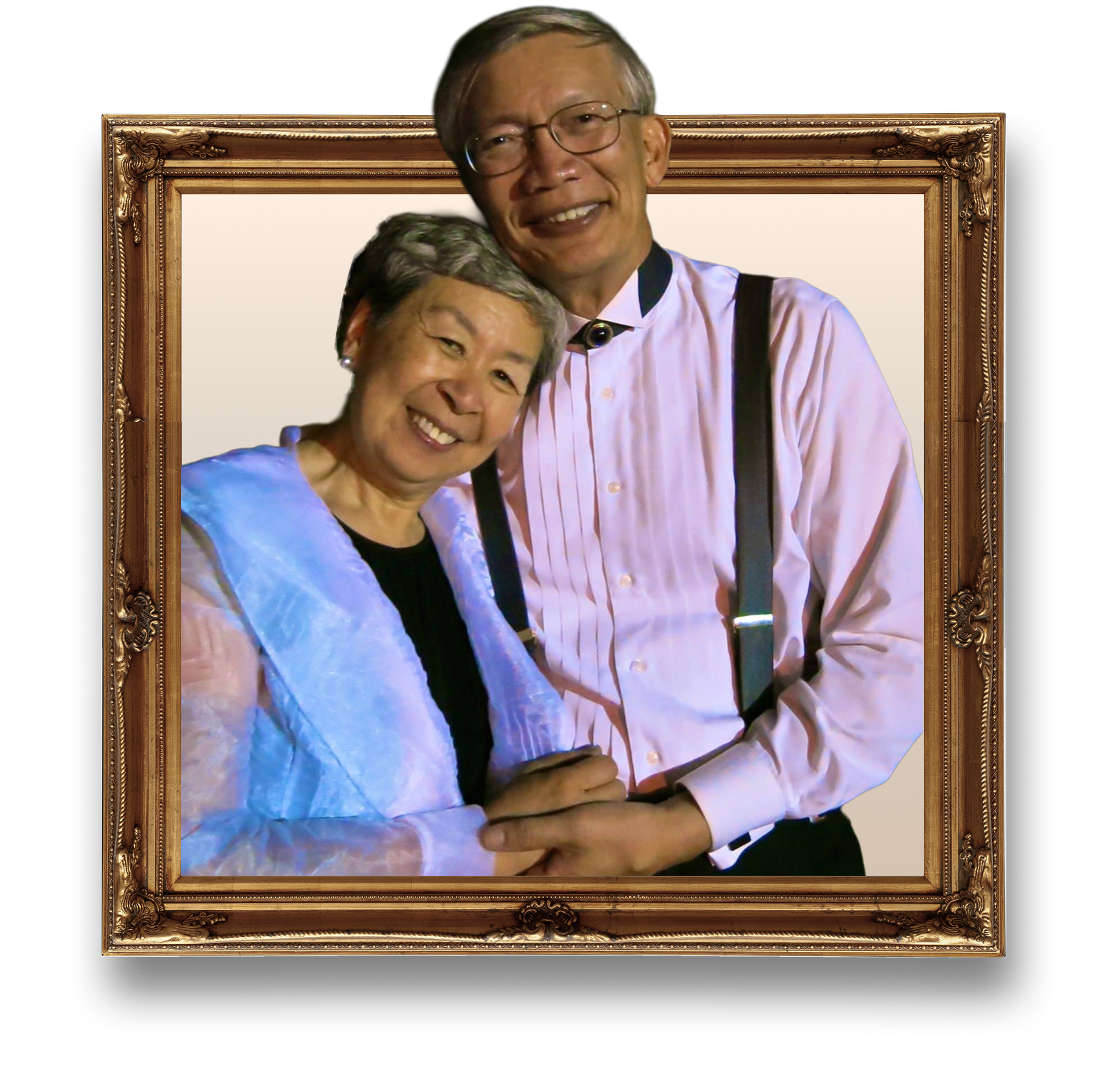 Jan and Steve Fong framed portrait.