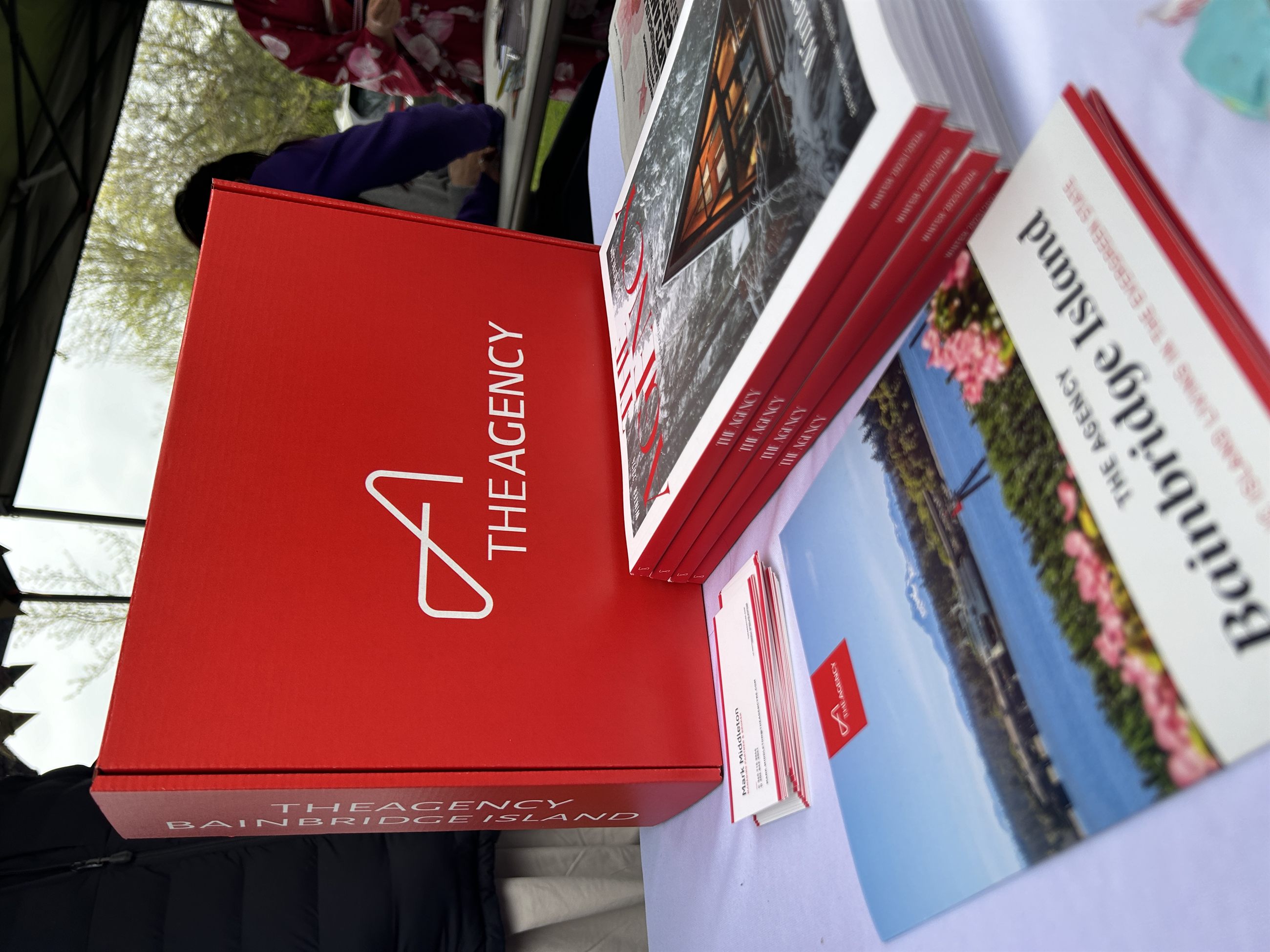 Waterfront map used for festival route planning.